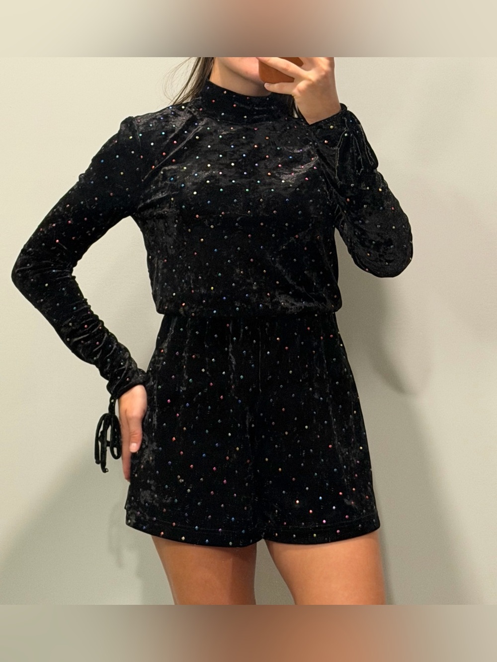 Topshop Black Romper